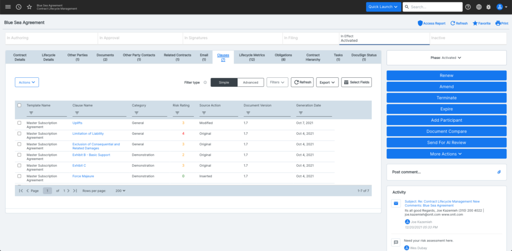 Contract Lifecycle Management | CLM Software | Onit