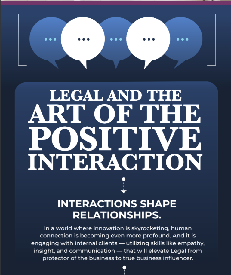 Legal and the Art of the Positive Interaction | Onit